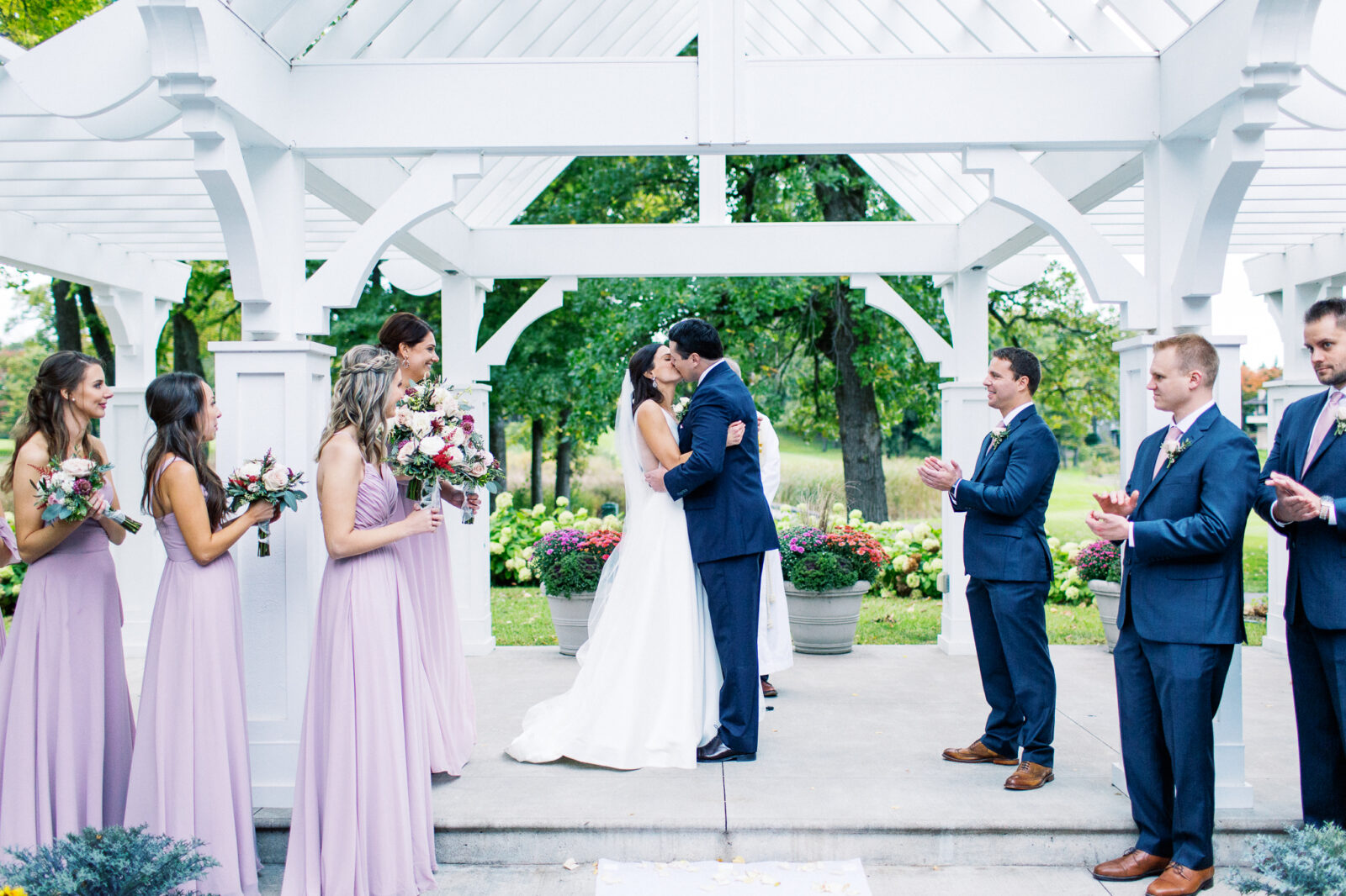 The Ceremony kiss