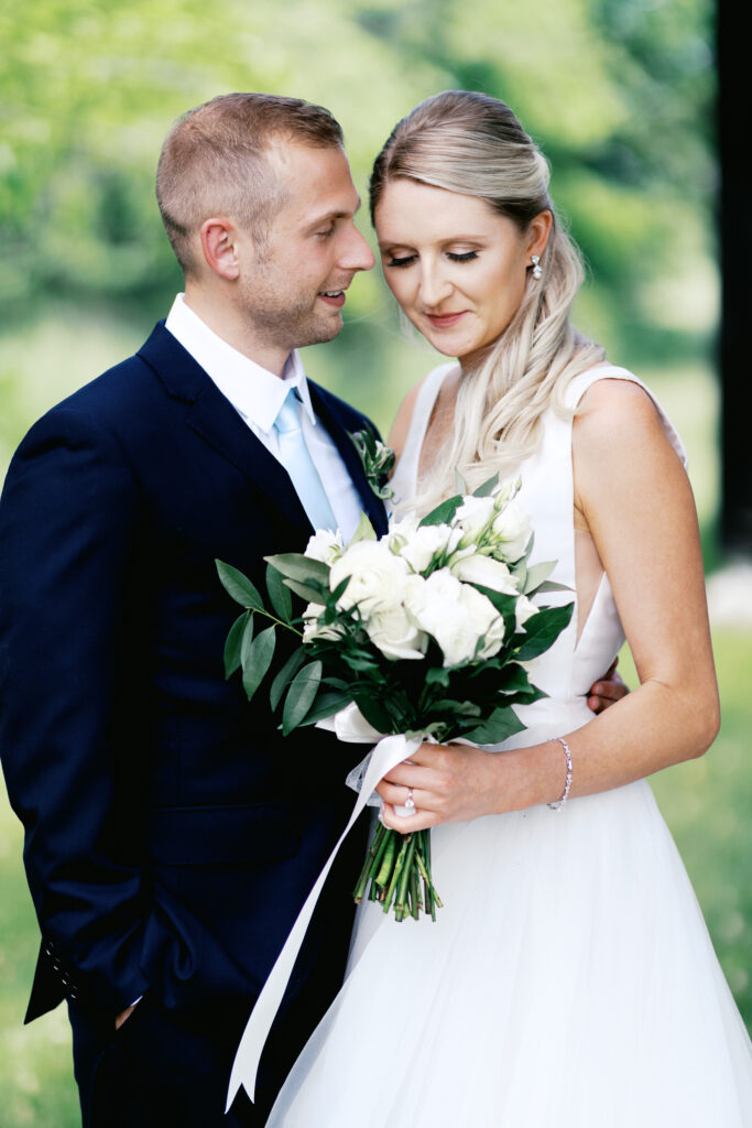 Portrait of Bride and Groom