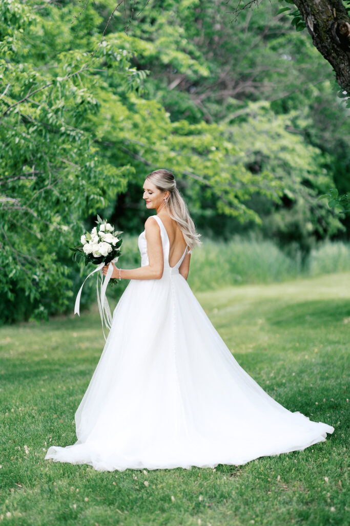 Portrait of the bride at Ivory North