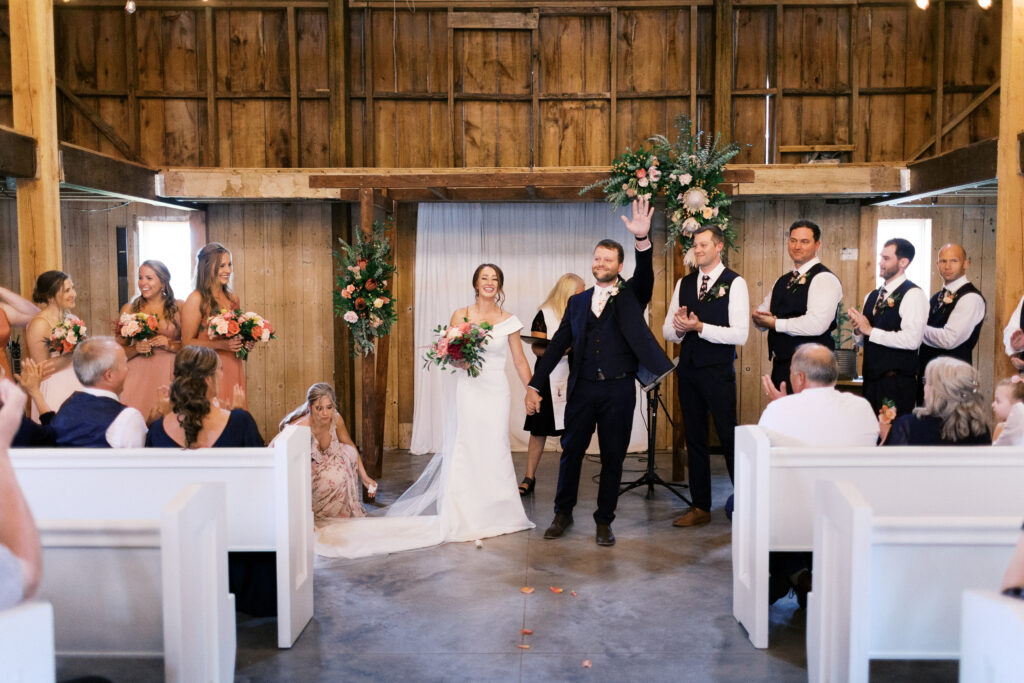 Wedding ceremony at Abella Weddings and Events in Minnesota.