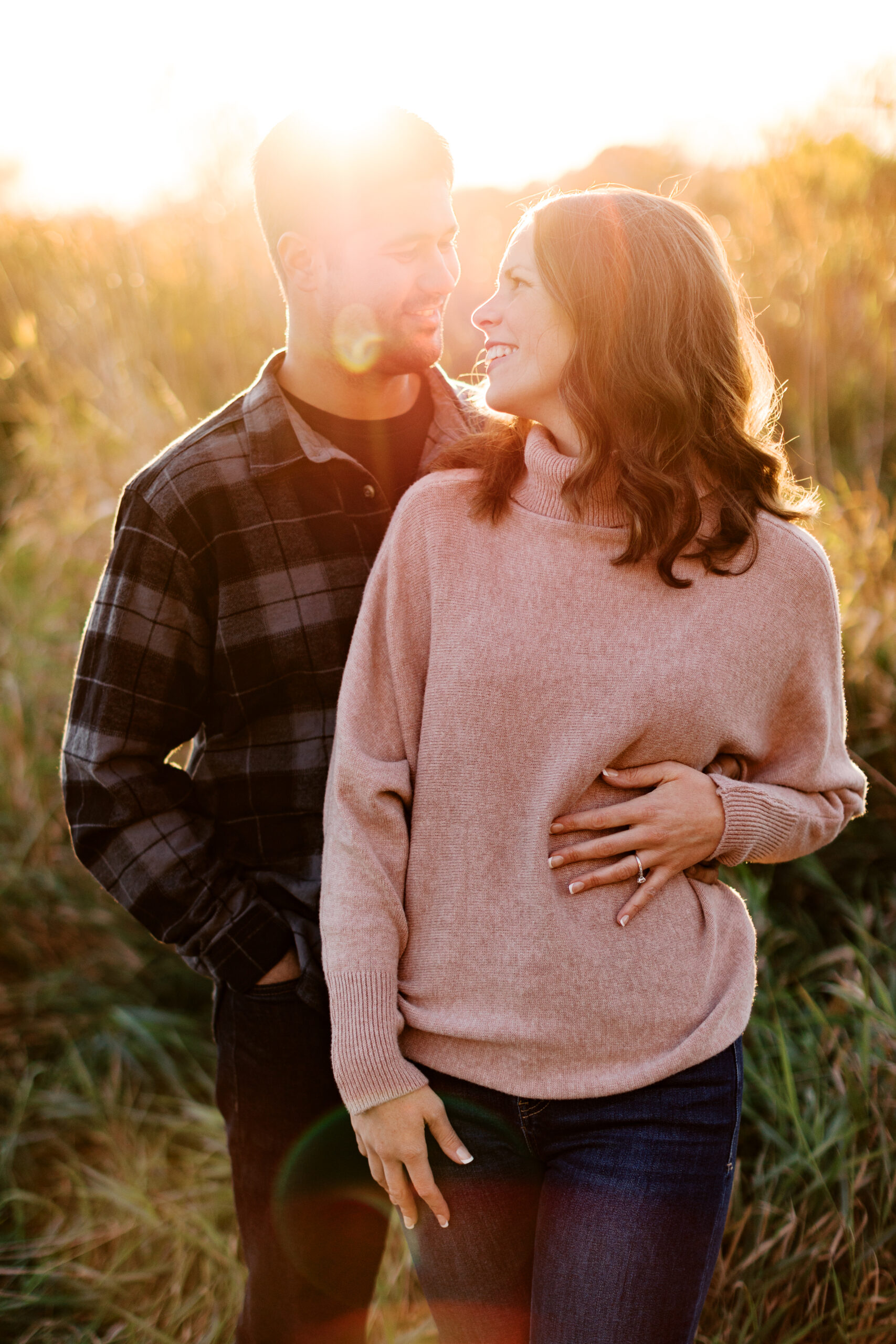 Romantic Elm Creek Park Engagement Session in Maple Grove, Minnesota