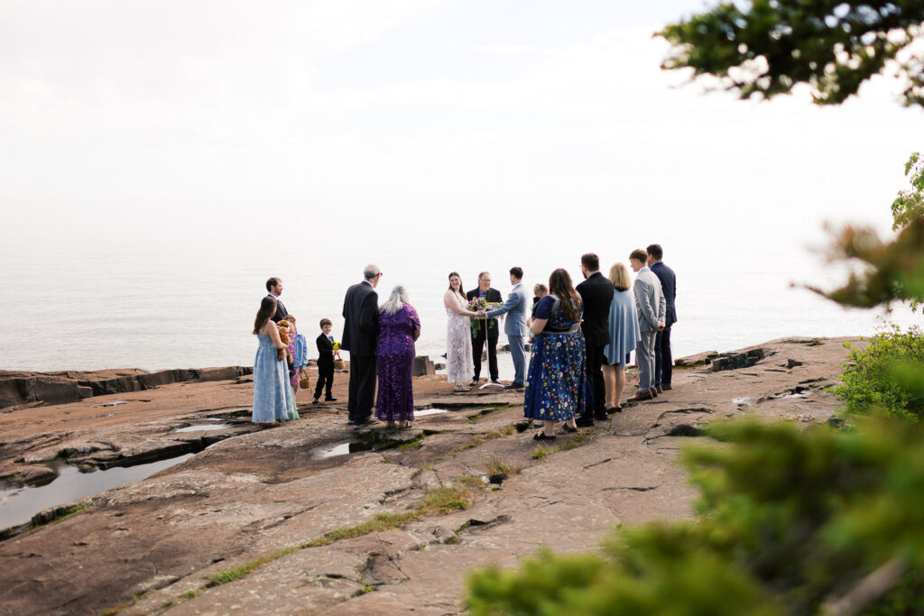 Joy, laughter and Intimate North Shore elopement overlooking Lake Superior in Grand Marais, Minnesota.